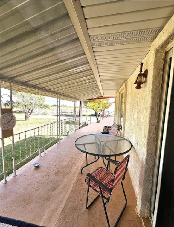 Covered wrap-around porch