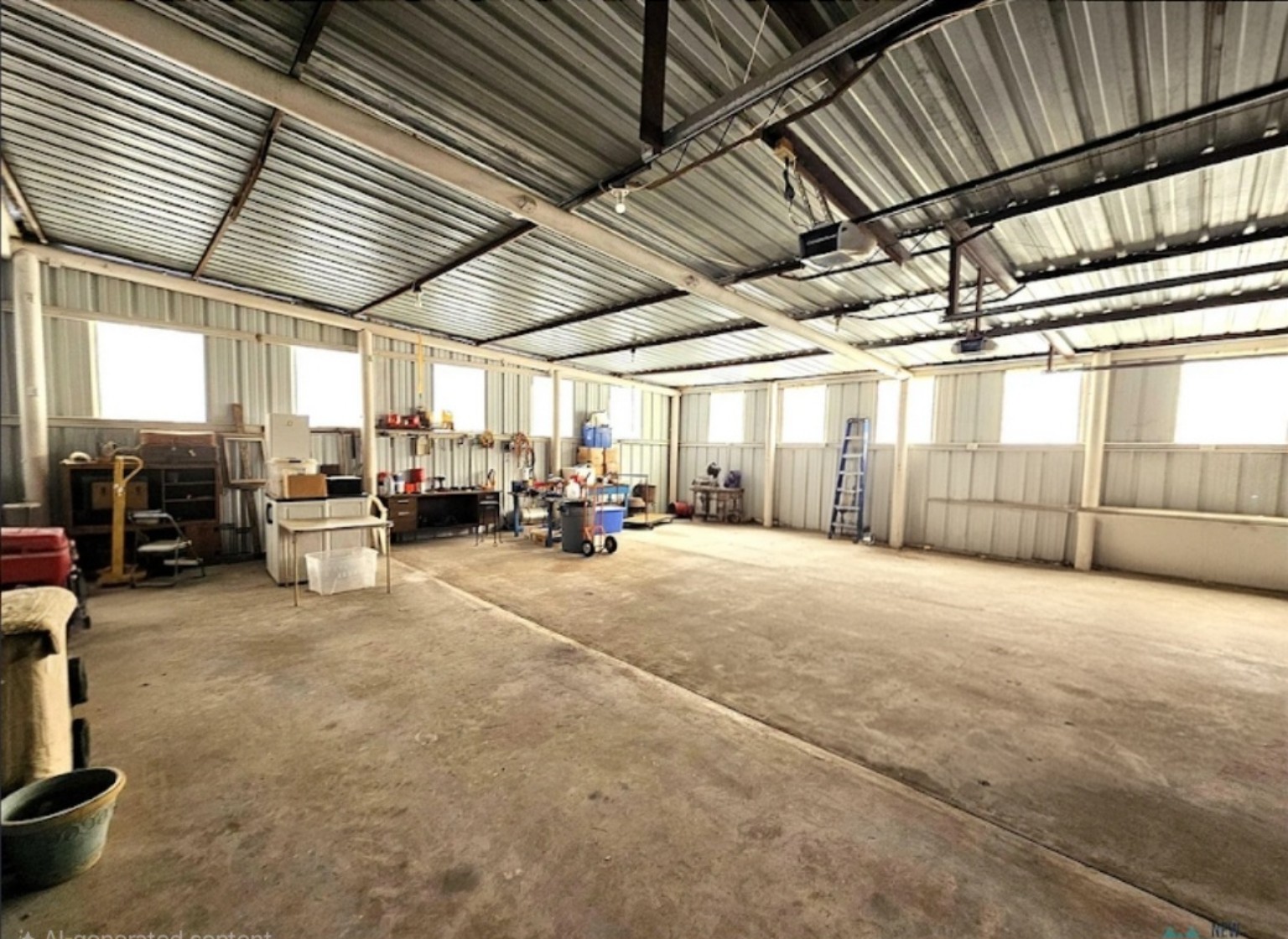 Interior of large shop